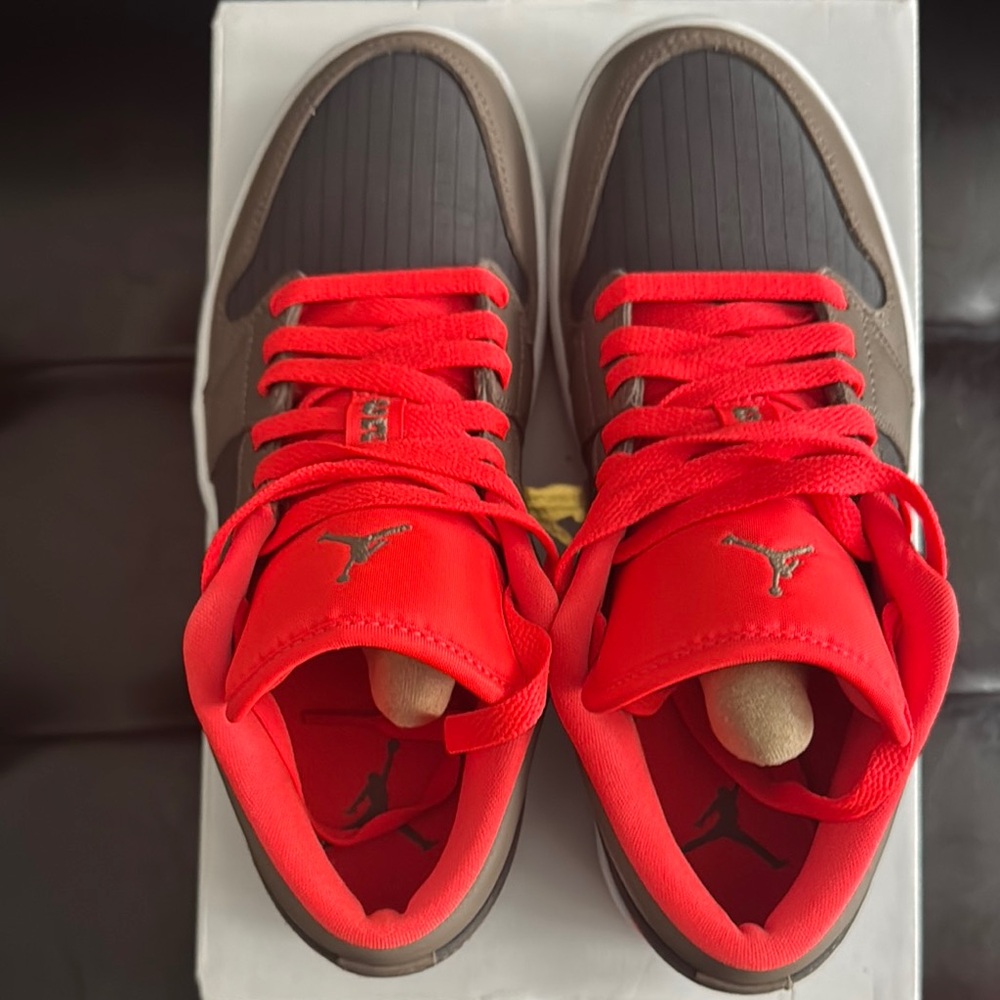 Jordan Athletic Shoes - Red and Brown